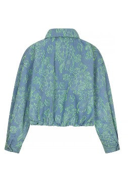 STUDIO AMAYA Bomberjacke Layla Jeans Flowers