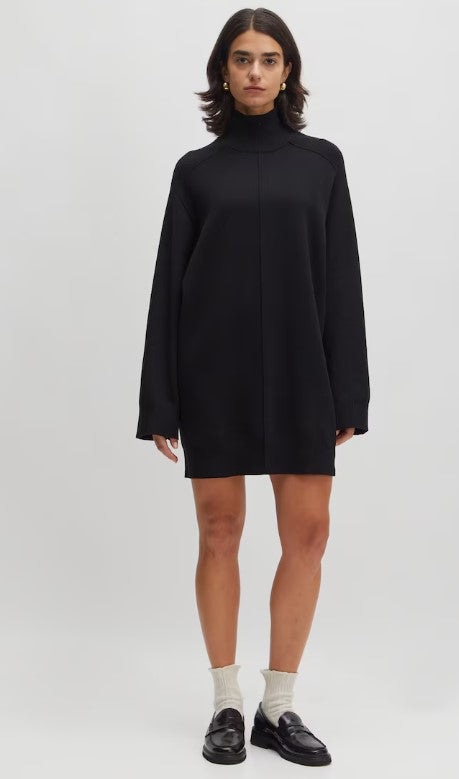 EDITED Strickkleid Lea, Farbe Schwarz