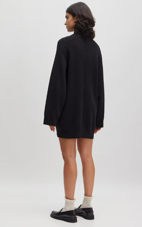 EDITED Strickkleid Lea, Farbe Schwarz