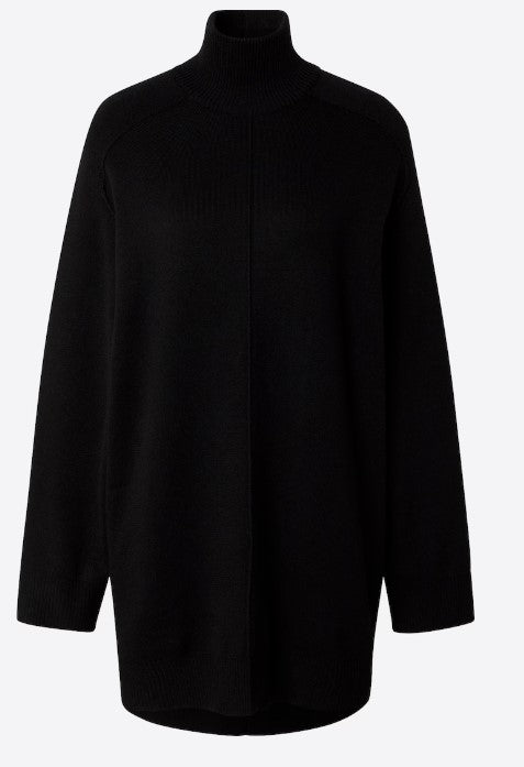 EDITED Strickkleid Lea, Farbe Schwarz