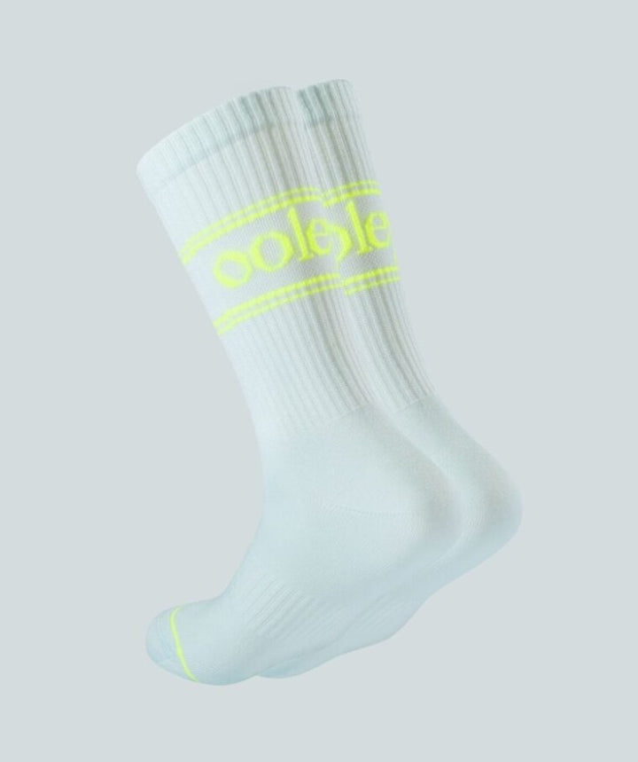 OOLEY Socken Pastel Neon Lemon /Hellblau Neon-Gelb