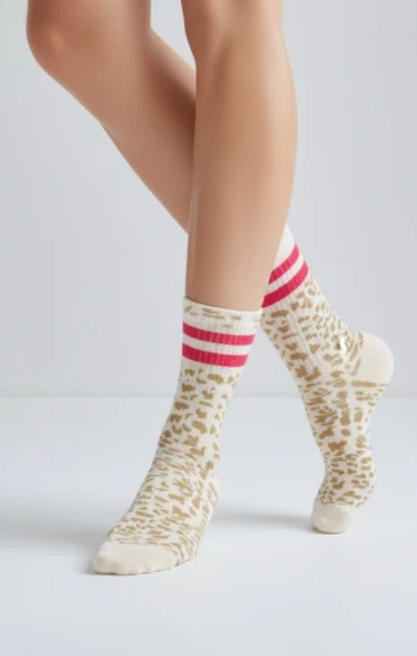 DAILYSOCKS Socken AMANDA Leo Beige/Pink