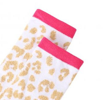 MOO ILO SOCKEN in kleiner Neonpren Tasche, Leo, Farbe Gold