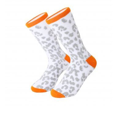 MOO ILO SOCKEN in kleiner Neonpren Tasche, Leo, Farbe Silber