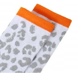 MOO ILO SOCKEN in kleiner Neonpren Tasche, Leo, Farbe Silber