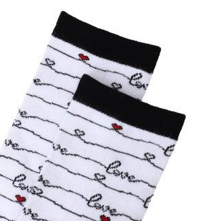 MOO ILO SOCKEN in kleiner Neonpren Tasche, Love