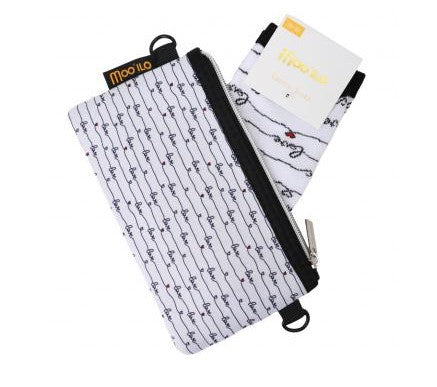 MOO ILO SOCKEN in kleiner Neonpren Tasche, Love