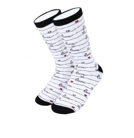 MOO ILO SOCKEN in kleiner Neonpren Tasche, Love