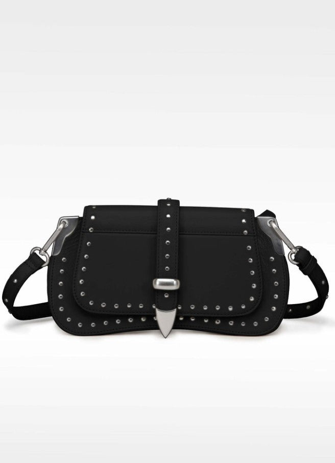 LES VISIONNAIRES Tasche LUNA Westernstyle Festival, Farbe Schwarz