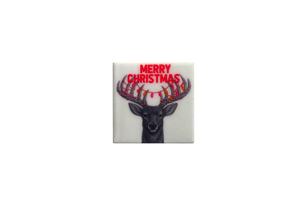 GIFTCOMPANY Love Tile MERRY CHRISTMAS – GRAU/PINK