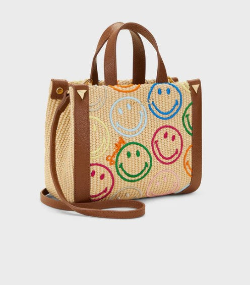 weat Tasche MINI TOTE RAFFIA SMILEY®