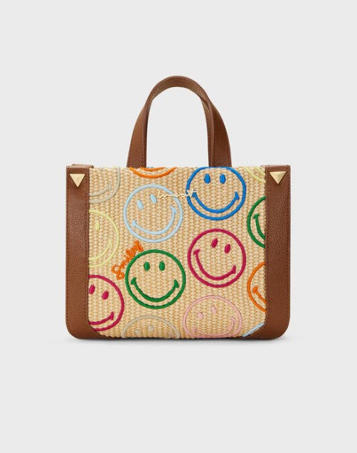 weat Tasche MINI TOTE RAFFIA SMILEY®