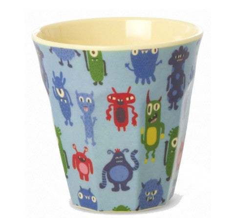 RICE Becher Melamin, Größe Medium, MONSTER