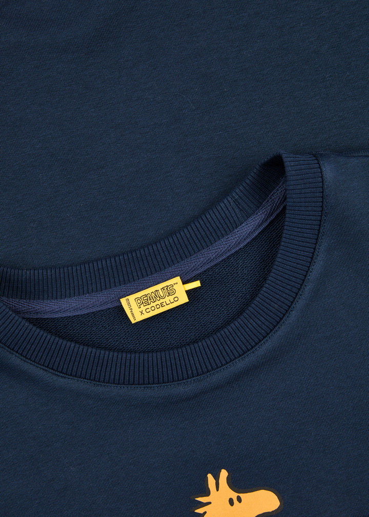 CODELLO Sweatshirt Peanuts™ Snoopy, College Style, Farbe Navy