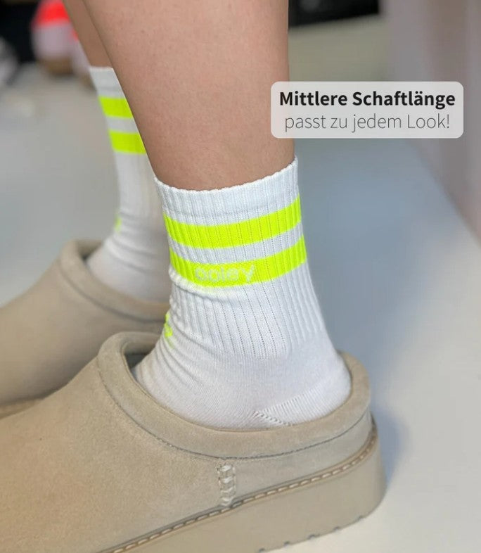 OOLEY Socken Streetmood Neon Lemon