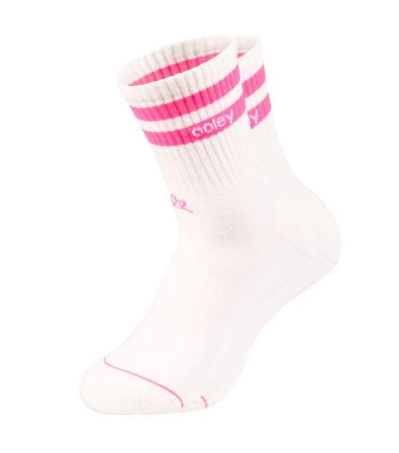 OOLEY Socken Streetmood Neon Pink
