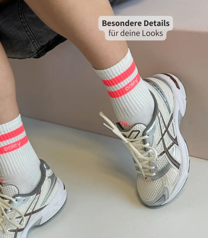 OOLEY Socken Streetmood Neon Flamingo