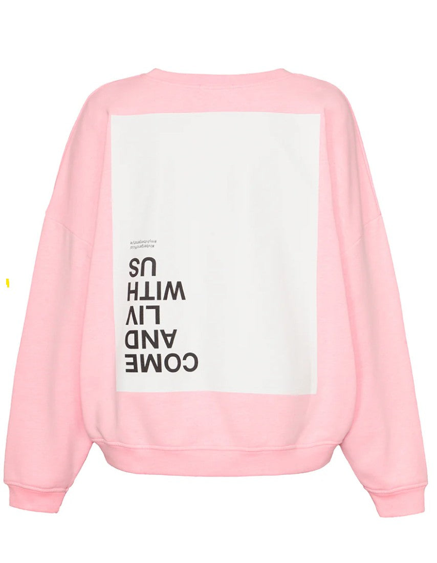 LIV BERGEN Sweatshirt COME Farbe Neon Pink