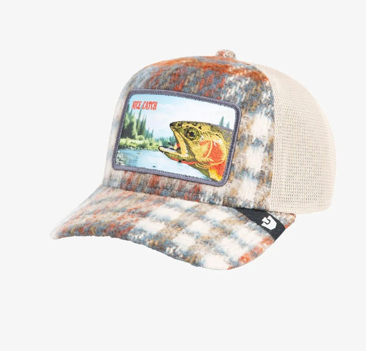 GOORIN BROS Trucker Baseball Cap NICE CATCH Karpfen