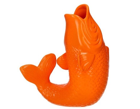 GIFTCOMPANY, Karaffe Fisch Vase Mamsell Koi S, Farbe Neon Orange