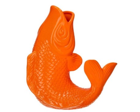GIFTCOMPANY, Karaffe Fisch Vase Mamsell Koi S, Farbe Neon Orange