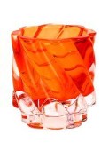 GIFTCOMPANY, Jacquard Windlicht, Farbe Orange