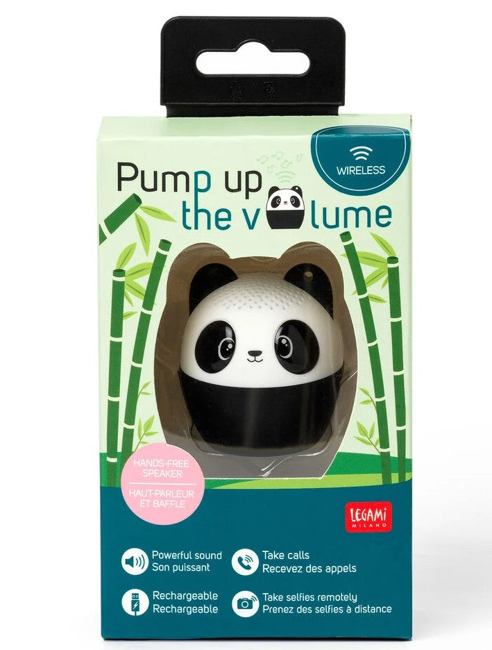 LEGAMI Mini-Speaker und Freisprecheinrichtung - Pump Up the Volume - Panda