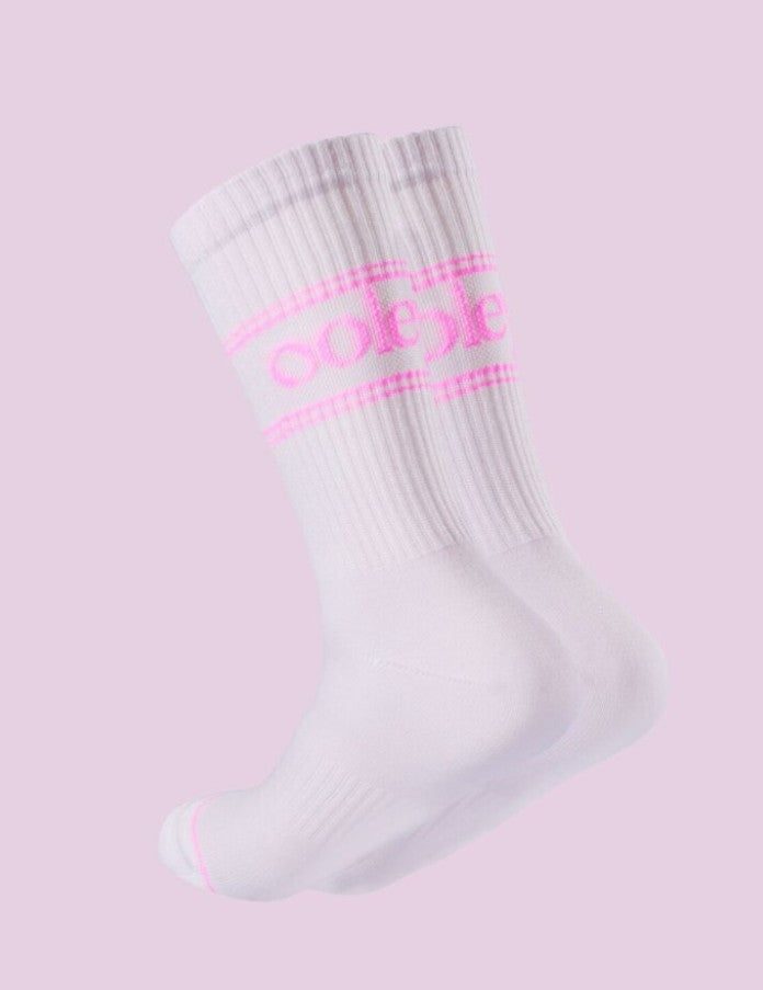 OOLEY Socken Pastel Neon Pink