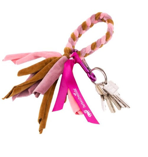 FARBENFREUNDE TWISTED Keychain Schlüsselanhänger kurz Peach
