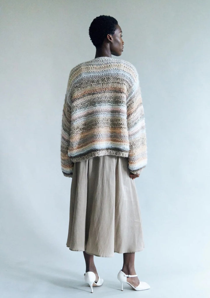 DAWN X DARE Strickjacke Gina, Farbe Peat/Nude