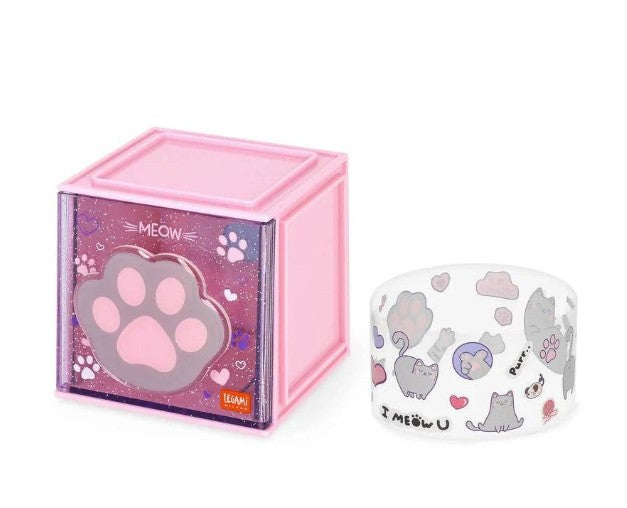 LEGAMI Erweiterbare Schreibtischbox zum Stapeln KATZEN PFOTE