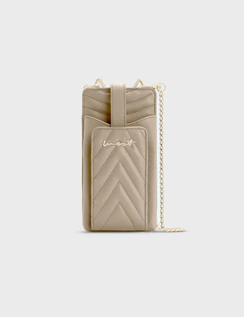 weat Phone Wallet, Handy Tasche und Geldbeutel, Farbe Taupe