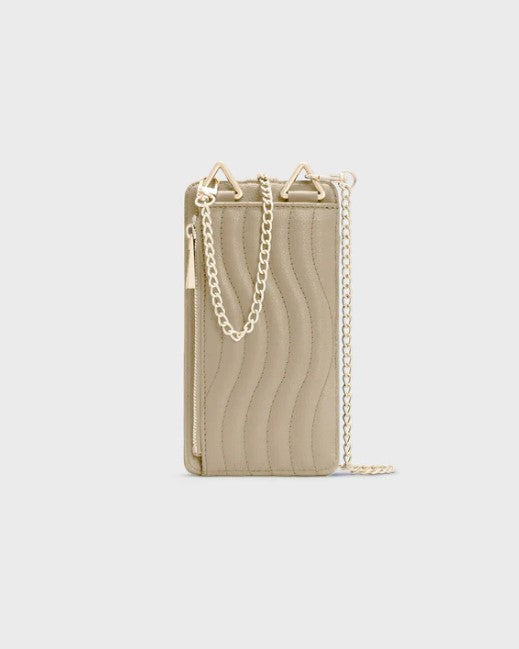 weat Phone Wallet, Handy Tasche und Geldbeutel, Farbe Taupe