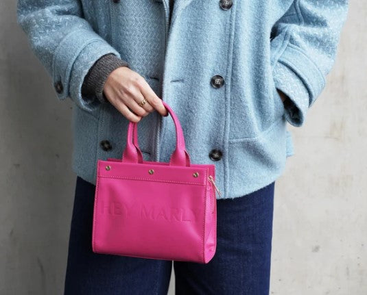 HEY MARLY Tasche Mini Classy Signature Bag Farbe Pink Fuchsia
