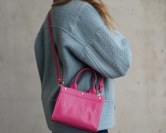 HEY MARLY Tasche Mini Classy Signature Bag Farbe Pink Fuchsia