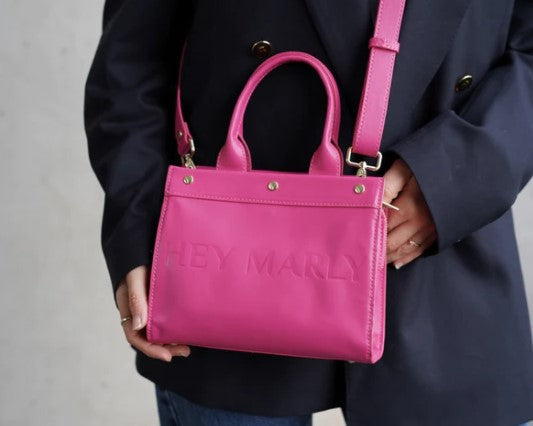 HEY MARLY Tasche Mini Classy Signature Bag Farbe Pink Fuchsia