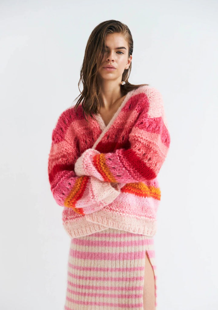 DAWN X DARE Strickjacke EDDA Pink