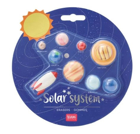LEGAMI Radiergummi 9er Set PLANETEN