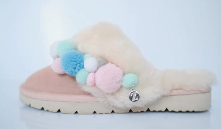 ZAZASHOO SCHUHE Pom Pom Pastel