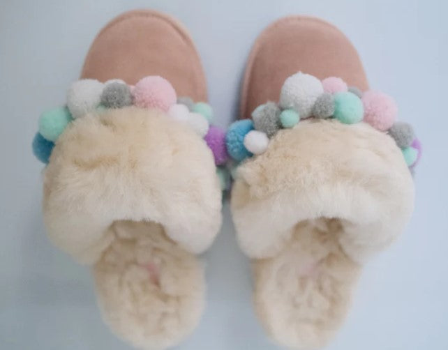 ZAZASHOO SCHUHE Pom Pom Pastel