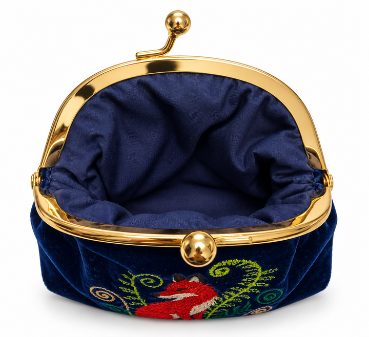 POWDER Bügeltasche Fuchs & Farne – geöffnete Innenansicht