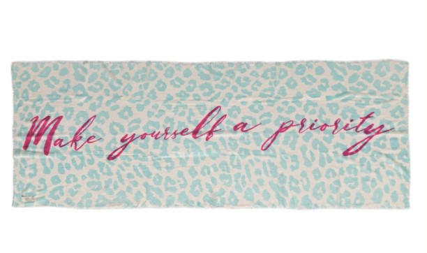 CUTE STUFF Cashmere Schal Leo Priority in Mint Sorbet