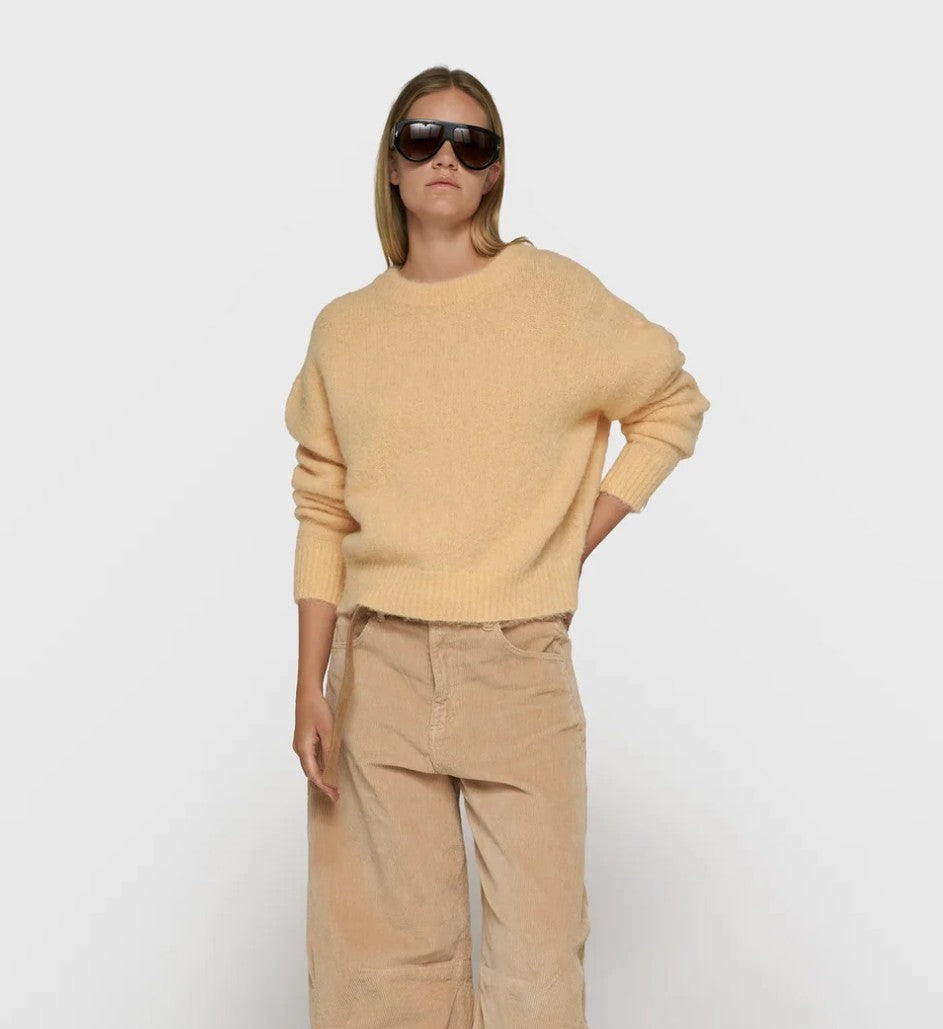 10DAYS Pullover flauschig, Farbe Pastel Mango