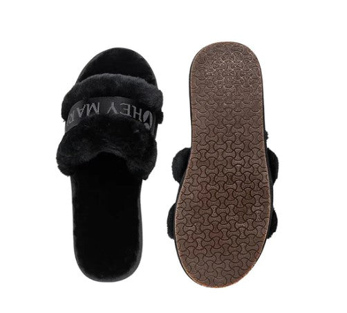 HEY MARLY Schuhe / Hausschuhe Signature Farbe Schwarz