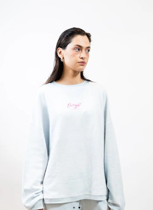 OUTRYGHT Sweatshirt OUQUINN, Teddyfell Farbe Ice Melt