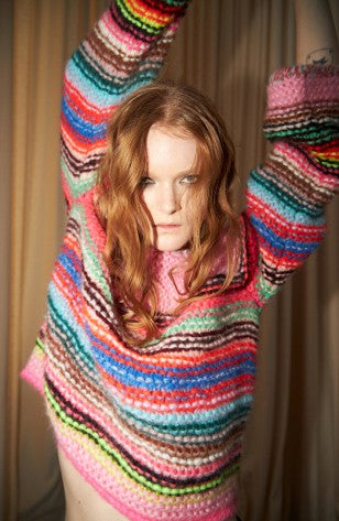 DAWN X DARE Pullover SASSIE STRIPE Pink