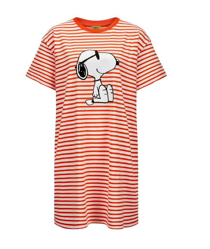 CODELLO T-Shirt Kleid Peanuts™ Snoopy aus Baumwolle, Farbe Rot