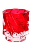 GIFTCOMPANY, Jacquard Windlicht, Farbe Rot