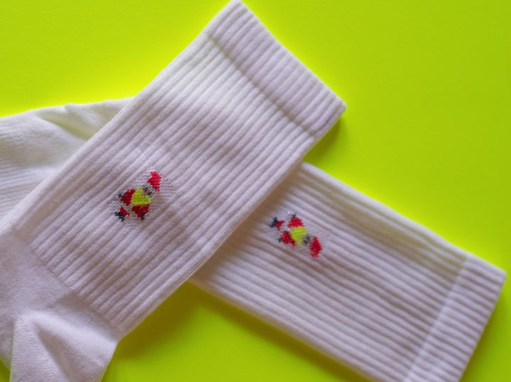 OOLEY Socken Icon Neon Santa