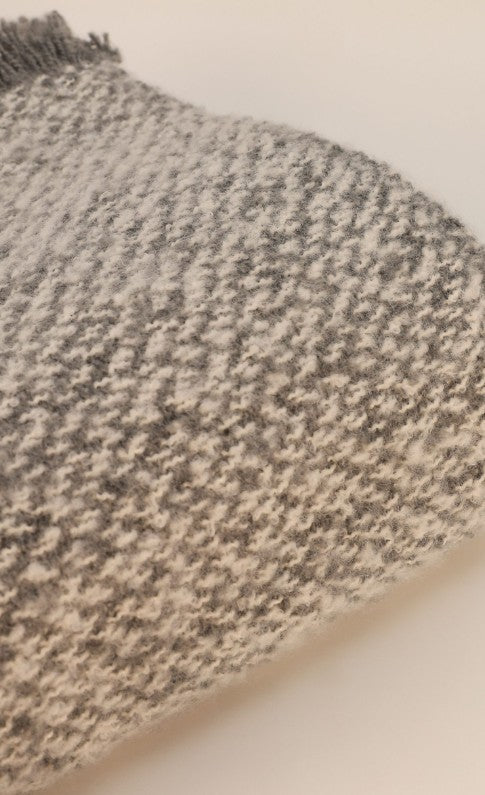 POWDER Schal Wolloptik Grau